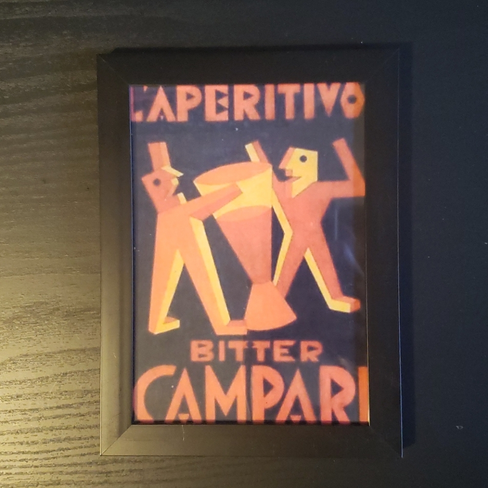 Campari bitter bar art
